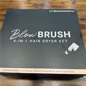 The Beachwaver Co. Black Blow Brush 4-in-1 Hair Dryer Set